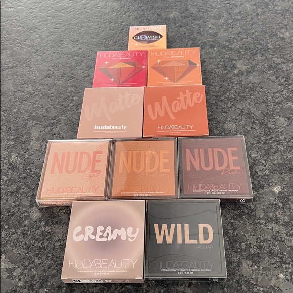 Huda Pretty Grunge Eyeshadow Palette shades every day & night glam-grunge hot af - Picture 14 of 14